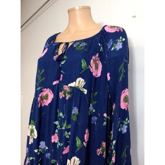 Old Navy Floral Midi Dress Womens XL - Picture 5 of 8